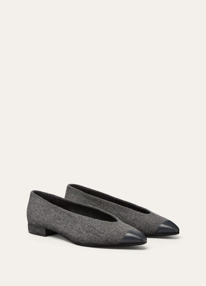 Baleriny Rebecca Cap Toe Baleriny Rebecca Cap Toe