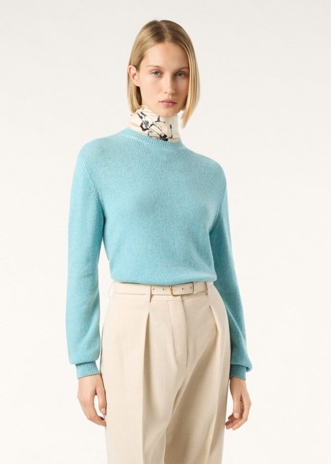 Bluza z okrągłym dekoltem Fobello Bluza z okrągłym dekoltem Fobello