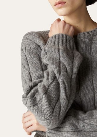 Bluza z okrągłym dekoltem Napier