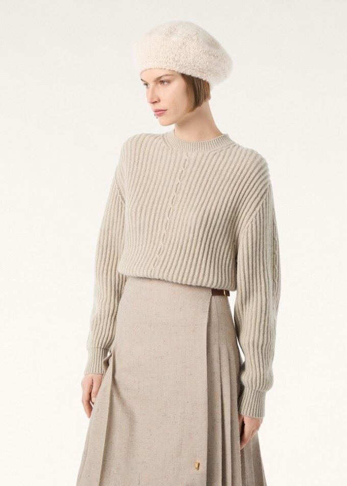 Bluza z okrągłym dekoltem Platan Bluza z okrągłym dekoltem Platan