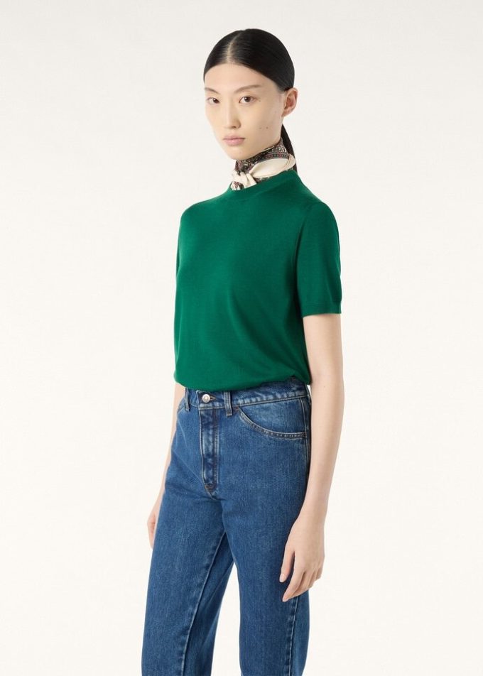 Bluza z okrągłym dekoltem Sottile Bluza z okrągłym dekoltem Sottile