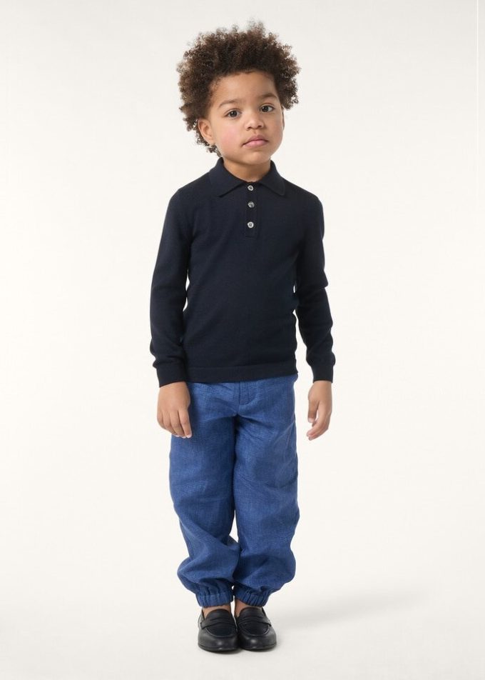 Dziecięcy sweter polo Wonderland Dziecięcy sweter polo Wonderland
