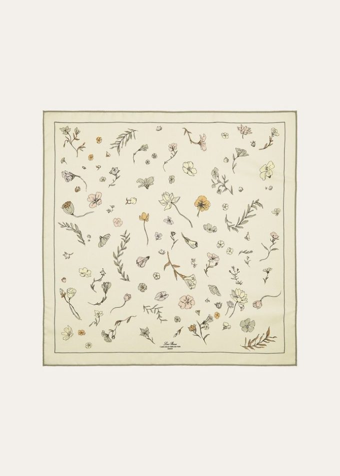Foulard L’Arte Delle Fibre Dei Fiori 60×60 Foulard L’Arte Delle Fibre Dei Fiori 60×60