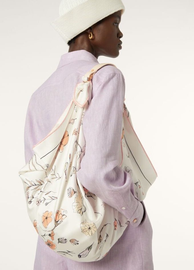 Foulard L’Arte Delle Fibre Dei Fiori 90×90 Foulard L’Arte Delle Fibre Dei Fiori 90×90