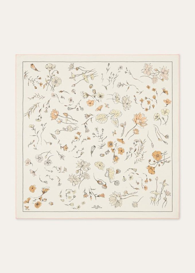 Foulard L’Arte Delle Fibre Dei Fiori 90×90 Foulard L’Arte Delle Fibre Dei Fiori 90×90