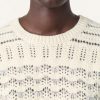 Kokonowy sweter z okrągłym dekoltem Kokonowy sweter z okrągłym dekoltem