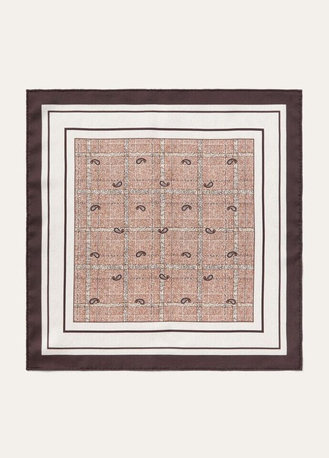 Kwadrat kieszonkowy Boteh 41×41 Kwadrat kieszonkowy Boteh 41×41