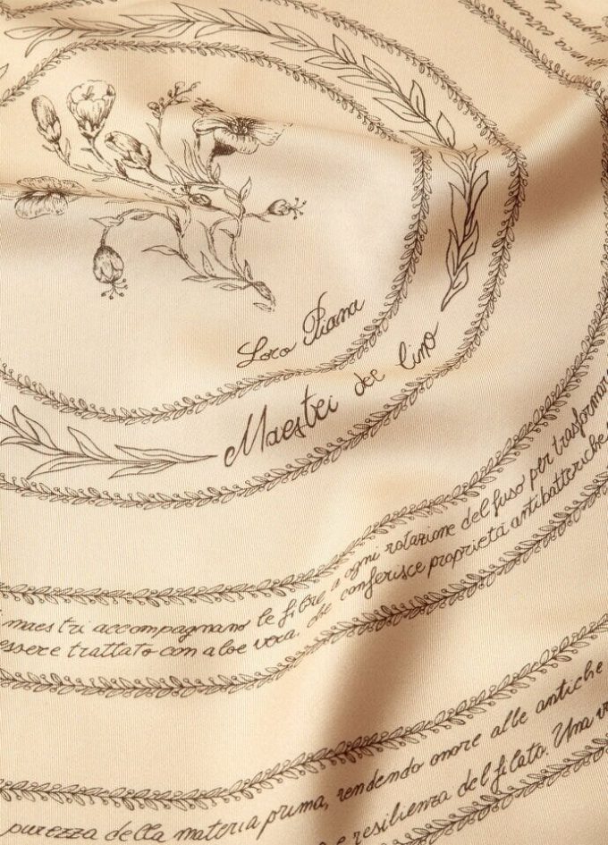 Maestri Del Lino Foulard 90×90 Maestri Del Lino Foulard 90×90