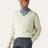Sweter Loro z dekoltem w serek Sweter Loro z dekoltem w serek