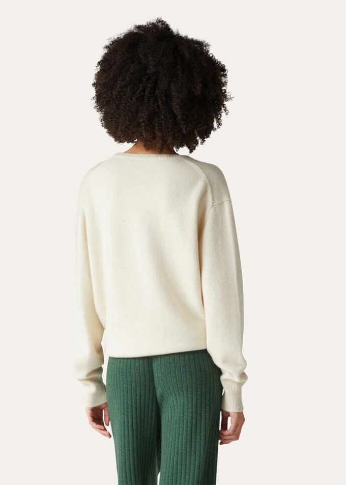 Sweter Loro z dekoltem w serek Sweter Loro z dekoltem w serek