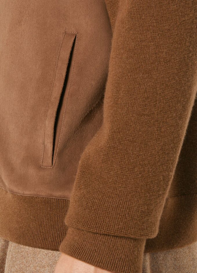 Sweter typu bomber